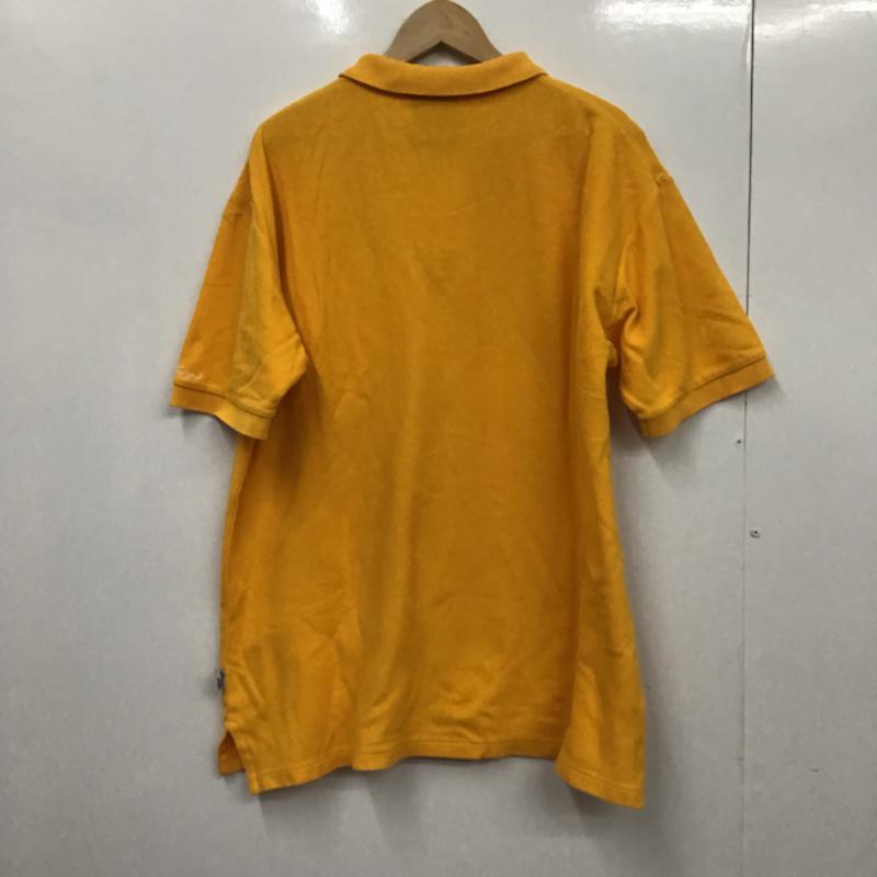 エフエイティー FAT ポロシャツ 半袖 無地 橙 / オレンジ /  メンズ USED 古着 中古 10072352