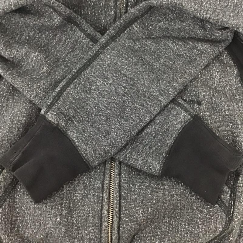 エンジニアードガーメンツ Engineered Garments パーカー 長袖 裏起毛 ジップアップ XS 無地 黒 / ブラック / X 白 / ホワイト /  メンズ USED 古着 中古 10072370