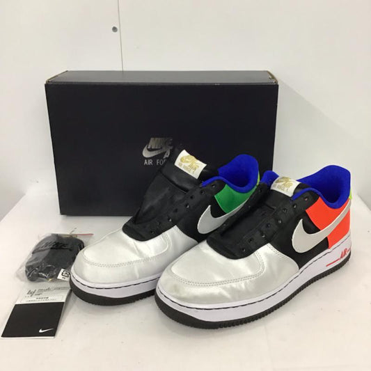 ナイキ NIKE スニーカー スニーカー DA1345 014 AIR FORCE 1 07 PRM1 エア フォース プレミアム 26.5cm 箱有 26.5cm ロゴ、文字 白 / ホワイト / X 黒 / ブラック / X 青 / ブルー / X 赤 / レッド / X 黄 / イエロー /  メンズ USED 古着 中古 10072397