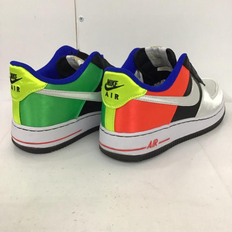 ナイキ NIKE スニーカー スニーカー DA1345 014 AIR FORCE 1 07 PRM1 エア フォース プレミアム 26.5cm 箱有 26.5cm ロゴ、文字 白 / ホワイト / X 黒 / ブラック / X 青 / ブルー / X 赤 / レッド / X 黄 / イエロー /  メンズ USED 古着 中古 10072397