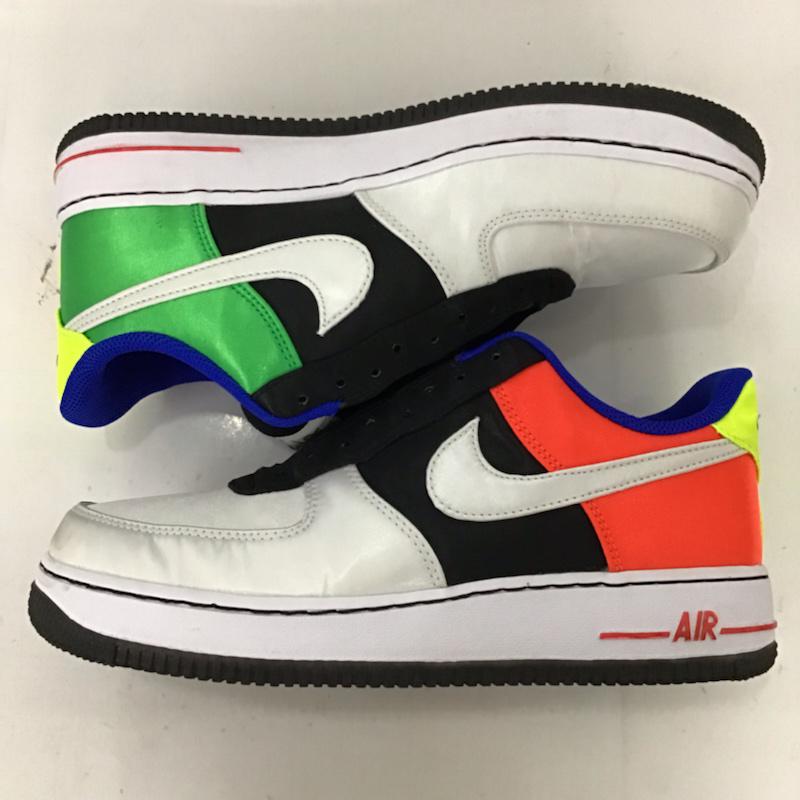 ナイキ NIKE スニーカー スニーカー DA1345 014 AIR FORCE 1 07 PRM1 エア フォース プレミアム 26.5cm 箱有 26.5cm ロゴ、文字 白 / ホワイト / X 黒 / ブラック / X 青 / ブルー / X 赤 / レッド / X 黄 / イエロー /  メンズ USED 古着 中古 10072397