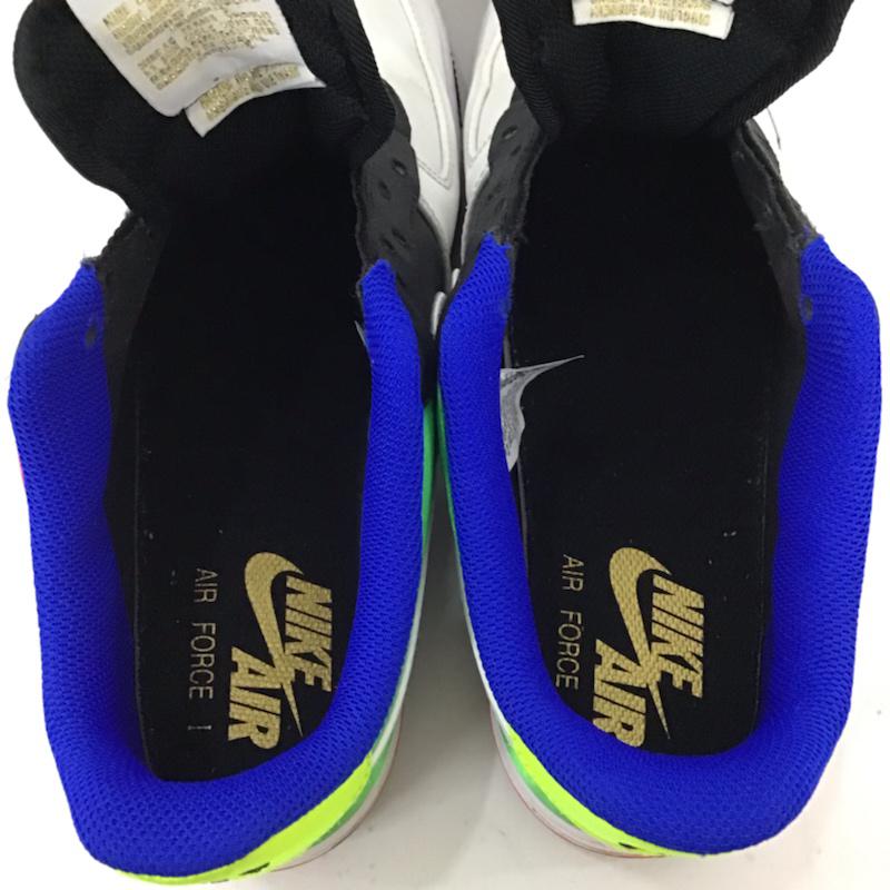 ナイキ NIKE スニーカー スニーカー DA1345 014 AIR FORCE 1 07 PRM1 エア フォース プレミアム 26.5cm 箱有 26.5cm ロゴ、文字 白 / ホワイト / X 黒 / ブラック / X 青 / ブルー / X 赤 / レッド / X 黄 / イエロー /  メンズ USED 古着 中古 10072397