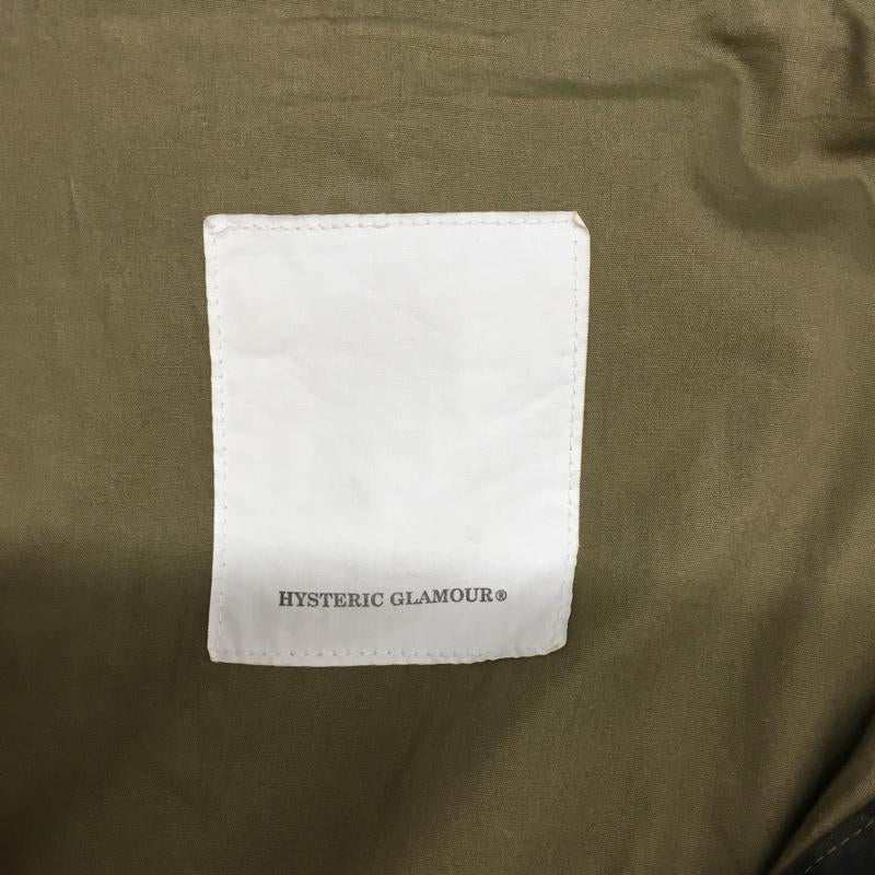 ヒステリックグラマー HYSTERIC GLAMOUR ジャケット、上着 ジャケット、ブレザー 0113AC03 ワッペン付モッズコート ミリタリー FREE  黒 / ブラック / X カーキ / カーキ /  レディース USED 古着 中古 10072400