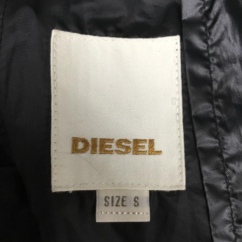ディーゼル DIESEL ジャケット、上着 ジャンパー、ブルゾン S プリント 黒 / ブラック / X カーキ / カーキ /  メンズ USED 古着 中古 10072403