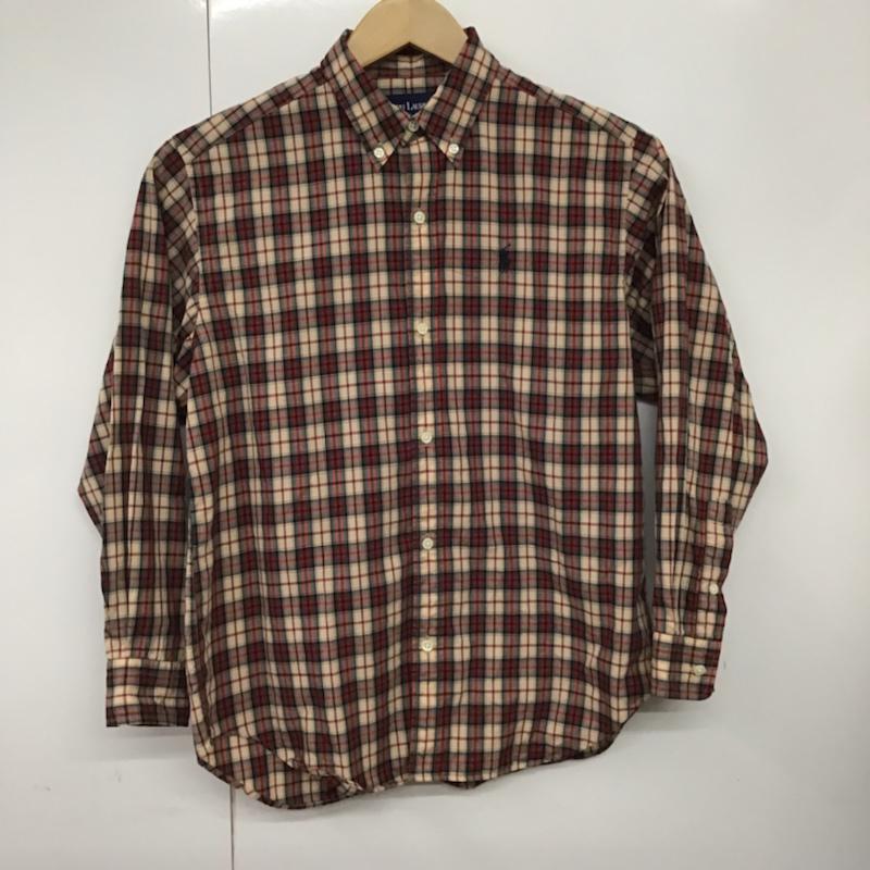 ラルフローレン RALPHLAUREN シャツ、ブラウス 長袖 ボタンダウン チェック キッズ 150cm 150cm ワンポイント マルチカラー / マルチカラー /  ボーイズ USED 古着 中古 10072431