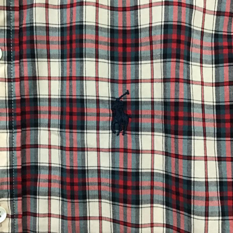 ラルフローレン RALPHLAUREN シャツ、ブラウス 長袖 ボタンダウン チェック キッズ 150cm 150cm ワンポイント マルチカラー / マルチカラー /  ボーイズ USED 古着 中古 10072431