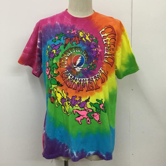 リキッドブルー LIQUID BLUE Tシャツ 半袖 GRATEFUL DEAD タイダイ L キャラクター マルチカラー / マルチカラー /  メンズ USED 古着 中古 10072451