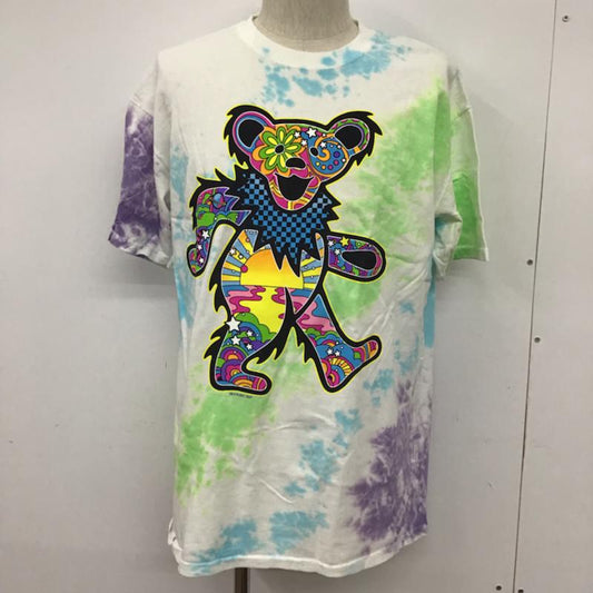 リキッドブルー LIQUID BLUE Tシャツ 半袖 GRATEFUL DEAD タイダイ L キャラクター マルチカラー / マルチカラー /  メンズ USED 古着 中古 10072453