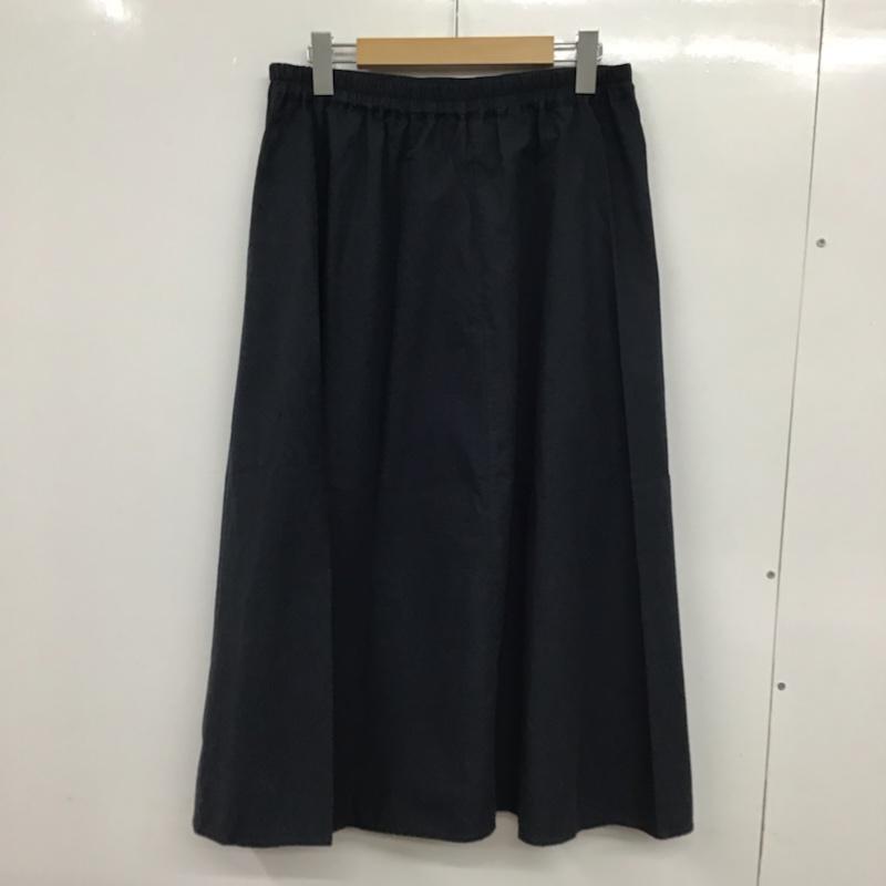 ケービーエフ KBF スカート ロングスカート KOS151-85115T タック FREE 無地 紺 / ネイビー /  レディース USED 古着 中古 10072483