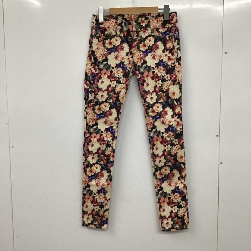 アズールバイマウジー AZUL BY MOUSSY ボトムス ボトムス 2506S631-0050 スキニー S 花柄 マルチカラー / マルチカラー /  レディース USED 古着 中古 10072510