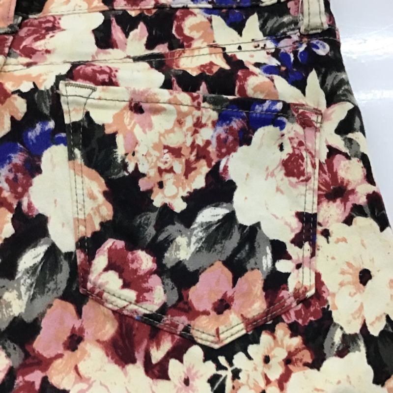 アズールバイマウジー AZUL BY MOUSSY ボトムス ボトムス 2506S631-0050 スキニー S 花柄 マルチカラー / マルチカラー /  レディース USED 古着 中古 10072510