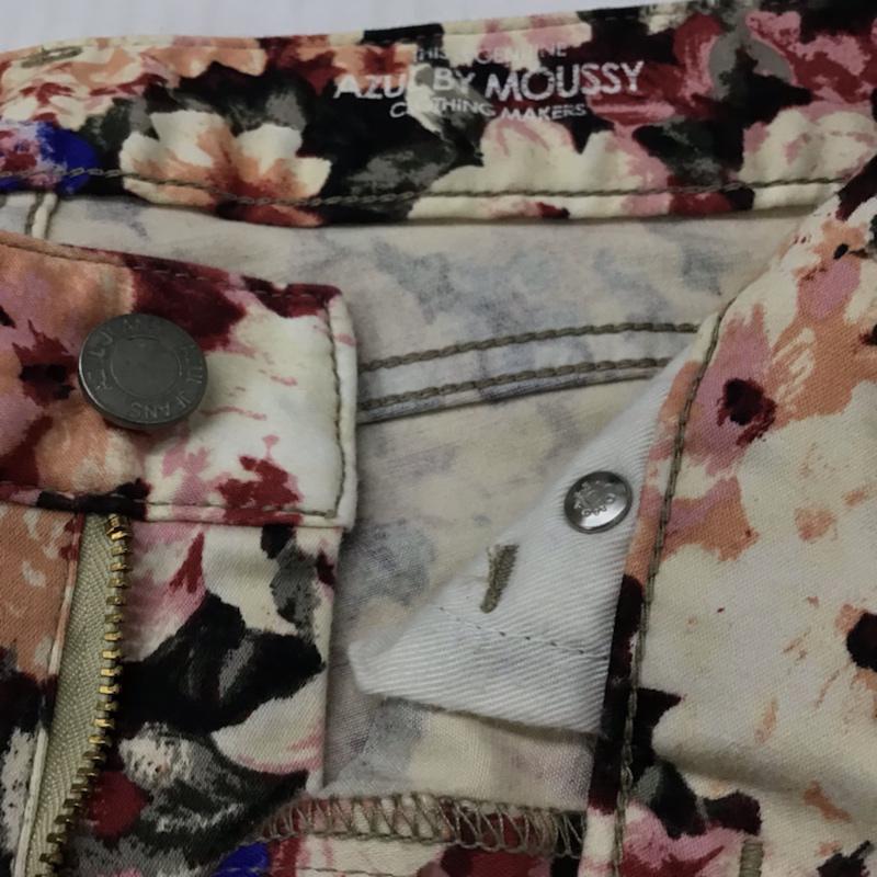 アズールバイマウジー AZUL BY MOUSSY ボトムス ボトムス 2506S631-0050 スキニー S 花柄 マルチカラー / マルチカラー /  レディース USED 古着 中古 10072510