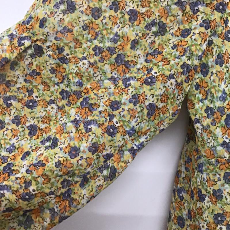 エージーバイアクアガール AGBYAQUAGIRL ワンピース ひざ丈スカート C12-59205 バックファスナー S 花柄 マルチカラー / マルチカラー /  レディース USED 古着 中古 10072525