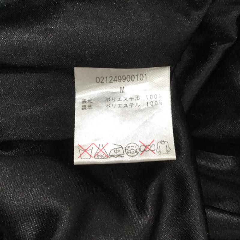 ダズリン dazzlin ワンピース ひざ丈スカート 021249900101 七分袖 バックファスナー M 花柄 黒 / ブラック /  レディース USED 古着 中古 10072540