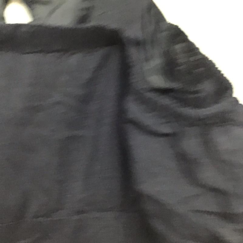 ダブルクローゼット w closet ワンピース ロングスカート 303220 リネン混オフショルダーワンピース 無地 紺 / ネイビー /  レディース USED 古着 中古 10072551