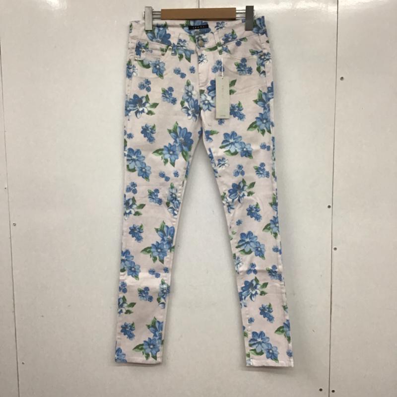 イング INGNI ボトムス ボトムス 1141-360370-00 スキニー ストレット M 花柄 マルチカラー / マルチカラー /  レディース USED 古着 中古 10072555