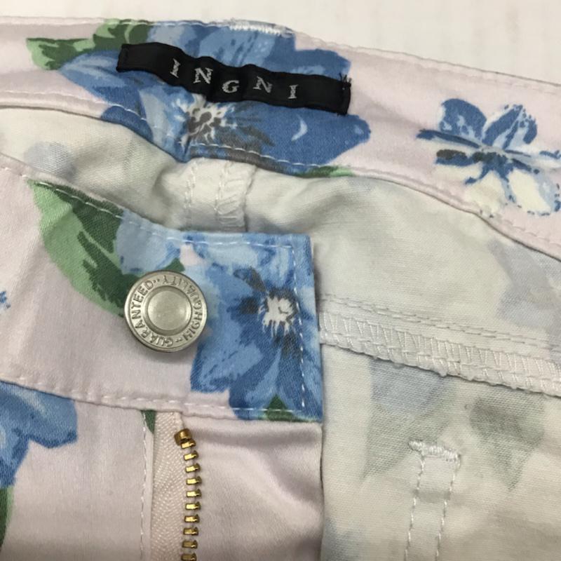 イング INGNI ボトムス ボトムス 1141-360370-00 スキニー ストレット M 花柄 マルチカラー / マルチカラー /  レディース USED 古着 中古 10072555
