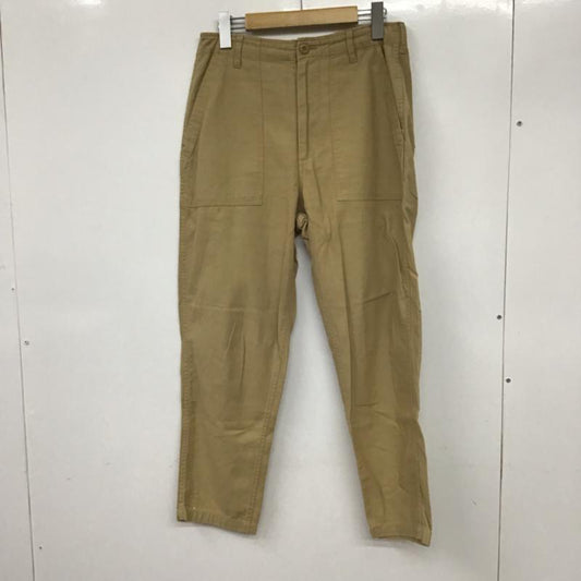 アースミュージックアンドエコロジー earth music&ecology パンツ ワークパンツ、ペインターパンツ 18173F30102 ベイカーパンツ M 無地 ベージュ / ベージュ /  レディース USED 古着 中古 10072557