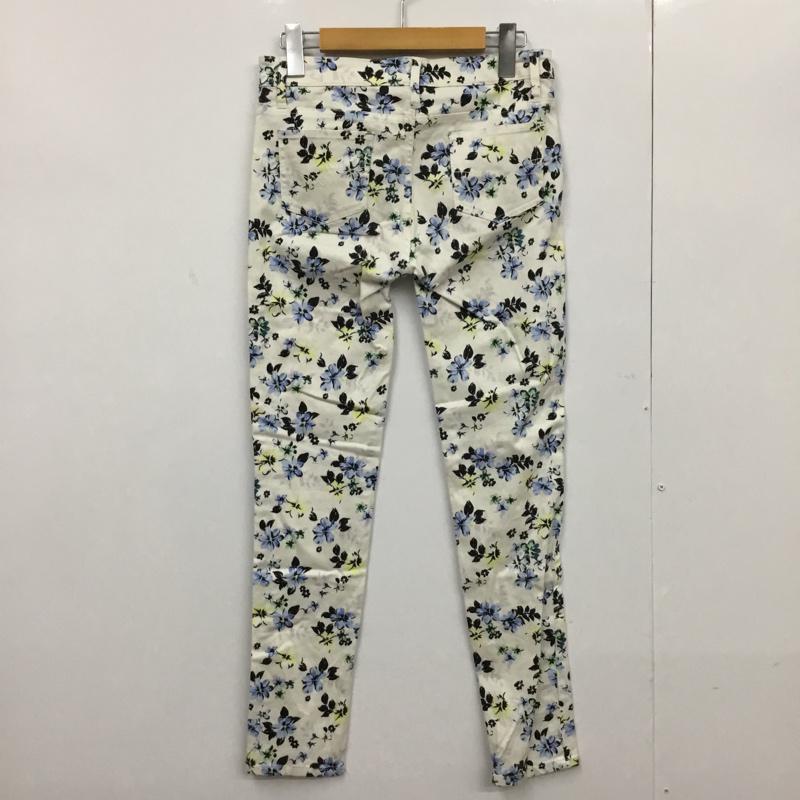イング INGNI ボトムス ボトムス 131-340944-00 スキニー M 花柄 白 / ホワイト /  レディース USED 古着 中古 10072560