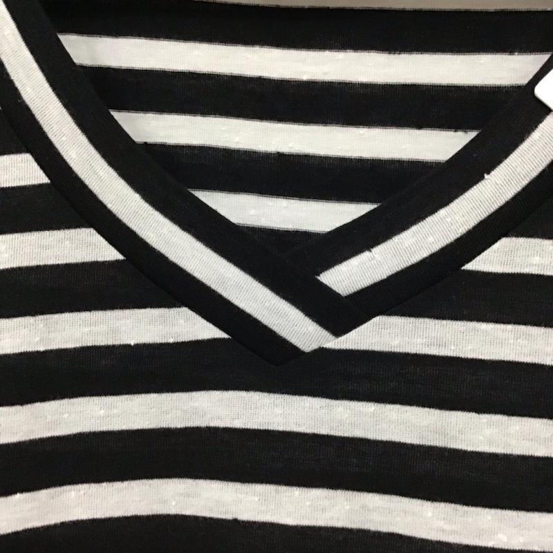 アヴァンリリィ Avan Lily ワンピース ミニスカート 1809A183-0830 カットソー FREE 無地 白 / ホワイト / X 黒 / ブラック /  レディース USED 古着 中古 10072568