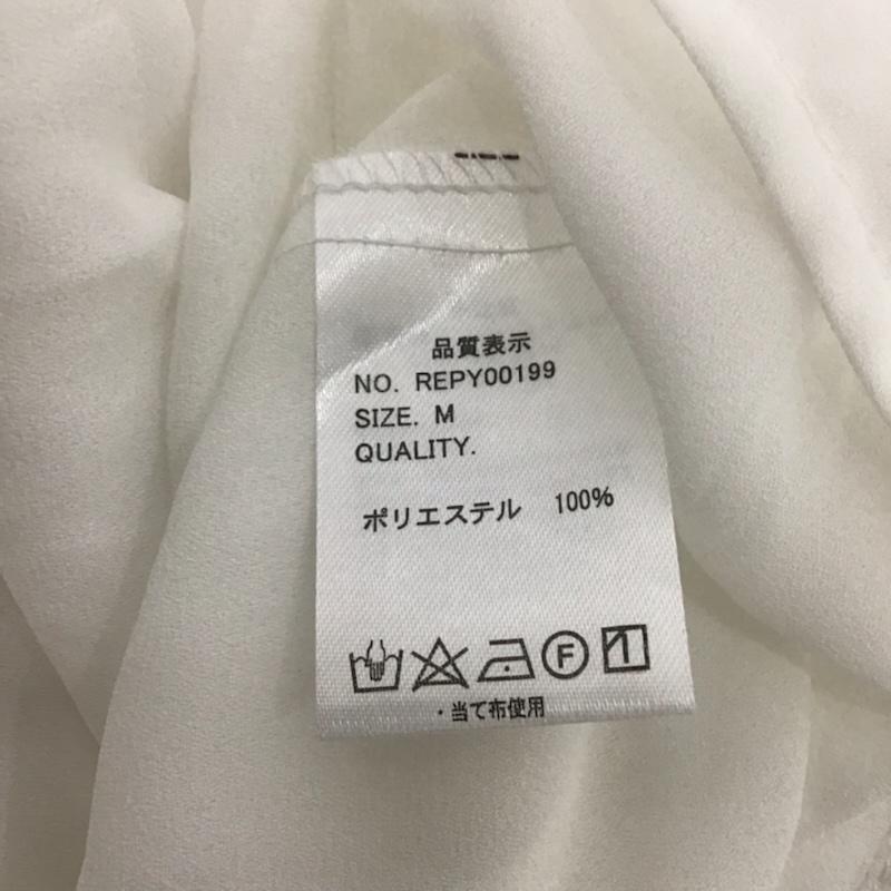 レトロガール RETRO GIRL シャツ、ブラウス 七分袖 REPY00199 ノーカラー M 無地 白 / ホワイト /  レディース USED 古着 中古 10072571