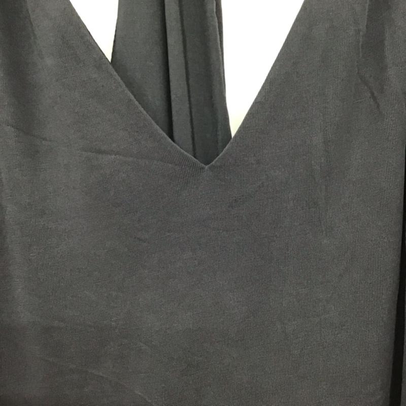 ゲス Guess ワンピース ひざ丈スカート W72K61R5W90 SL JOAN HALTER DRESS M 無地 ダークグレー / ダークグレー / レディース USED 古着 中古 10072572