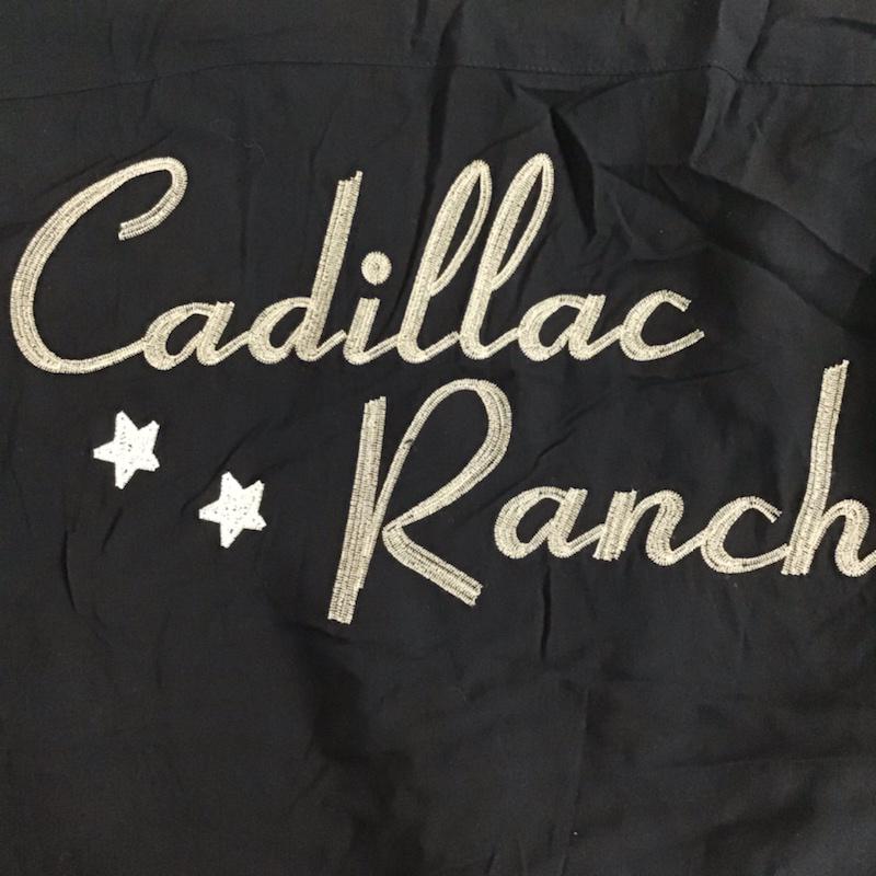 チャオパニック CIAOPANIC シャツ、ブラウス 長袖 91385 バックロゴ M 刺繍 黒 / ブラック /  レディース USED 古着 中古 10072575