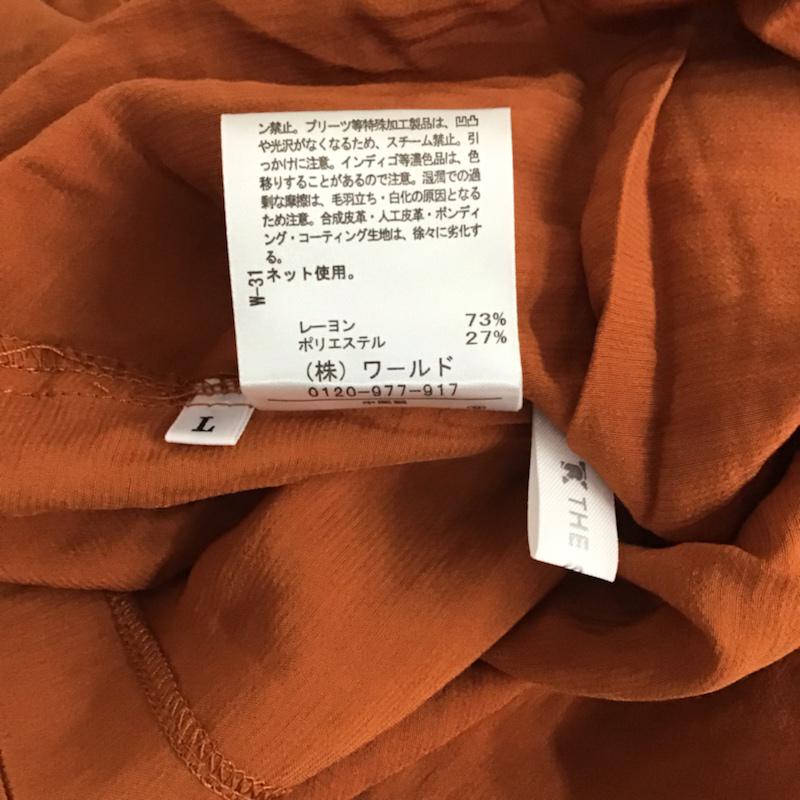 ザ ショップ ティーケー THE SHOP TK カットソー 七分袖 ノーカラー L 無地 マルチカラー / マルチカラー /  レディース USED 古着 中古 10072576