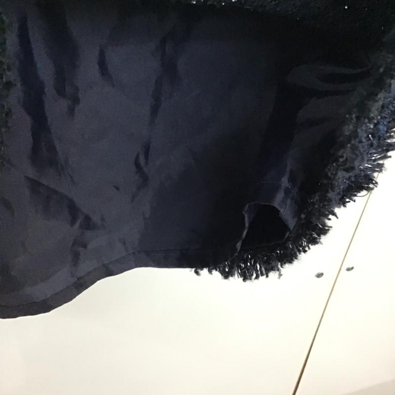 ロペピクニック ROPE' PICNIC ワンピース ひざ丈スカート 38 無地 紺 / ネイビー /  レディース USED 古着 中古 10072582