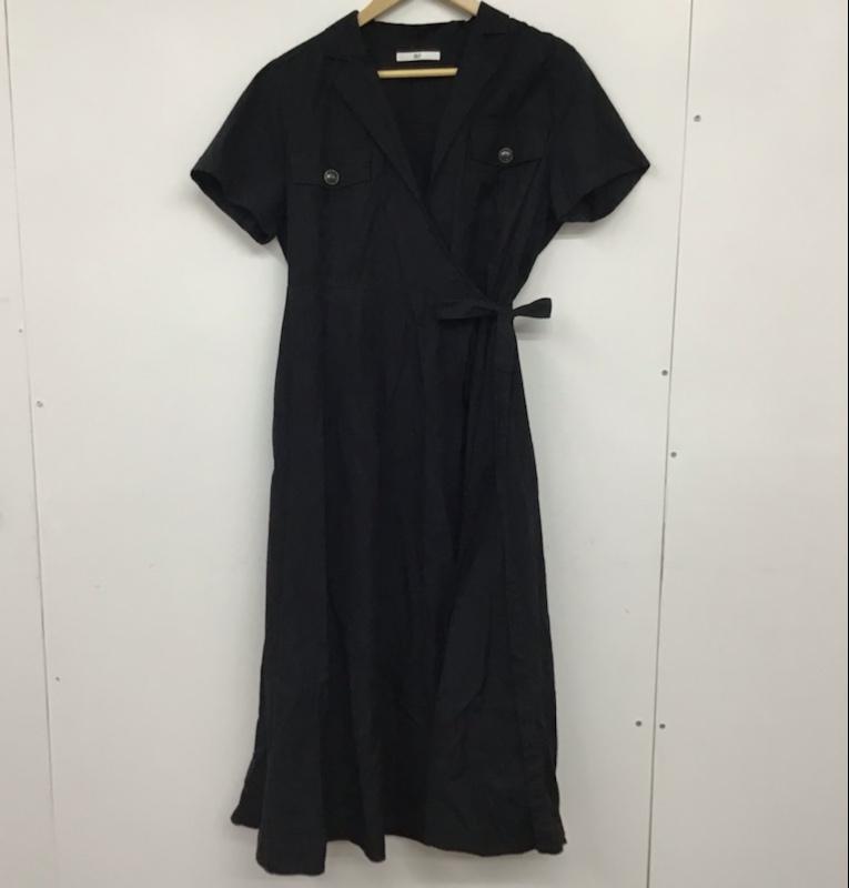 スライ SLY ワンピース ロングスカート 2 無地 黒 / ブラック /  レディース USED 古着 中古 10072588