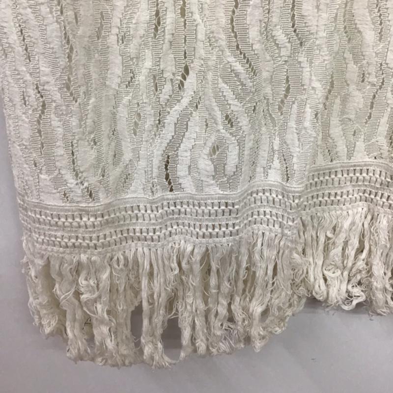 ザラ ZARA ワンピース ロングスカート M 無地 白 / ホワイト /  レディース USED 古着 中古 10072590
