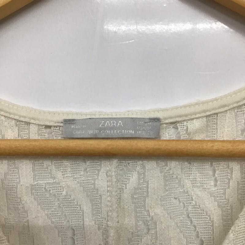 ザラ ZARA ワンピース ロングスカート M 無地 白 / ホワイト /  レディース USED 古着 中古 10072590
