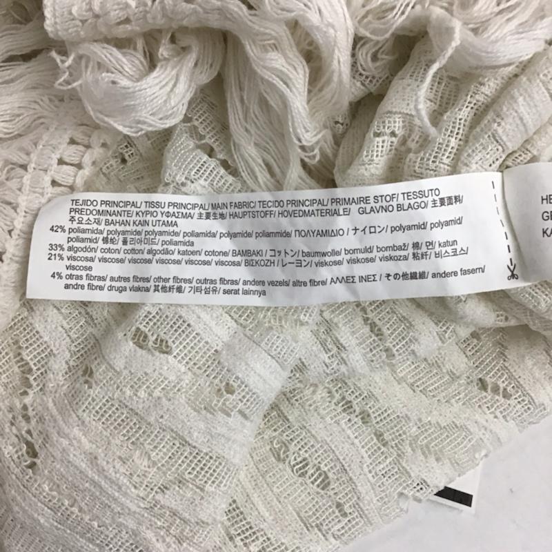 ザラ ZARA ワンピース ロングスカート M 無地 白 / ホワイト /  レディース USED 古着 中古 10072590