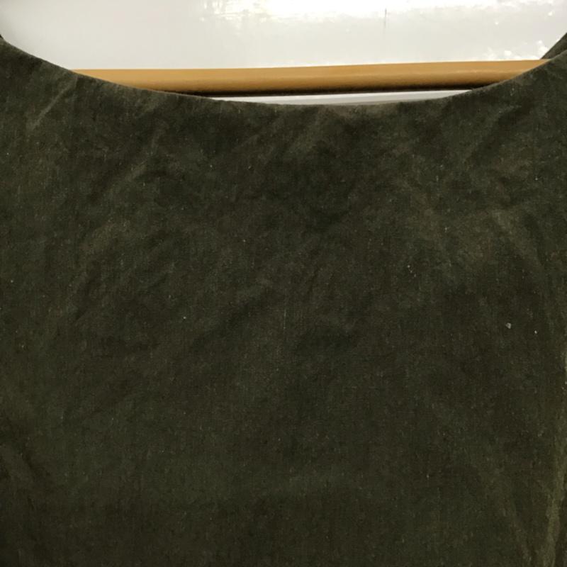 レイビームス Ray BEAMS ワンピース ひざ丈スカート 1 無地 カーキ / カーキ /  レディース USED 古着 中古 10072591