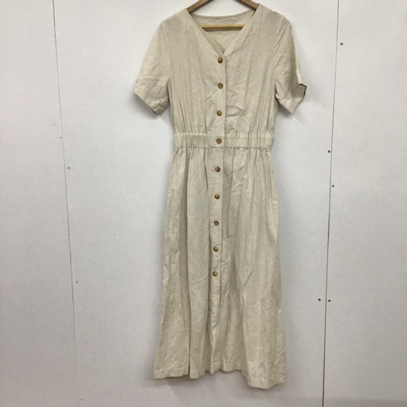 ローリーズファーム LOWRYS FARM ワンピース ロングスカート FREE 無地 オフホワイト / オフホワイト /  レディース USED 古着 中古 10072597