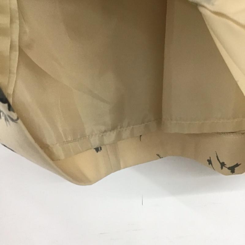 フリージアバイフリーズマート FREESIABYFREE'SMART スカート ひざ丈スカート M 総柄 ベージュ / ベージュ /  レディース USED 古着 中古 10072608