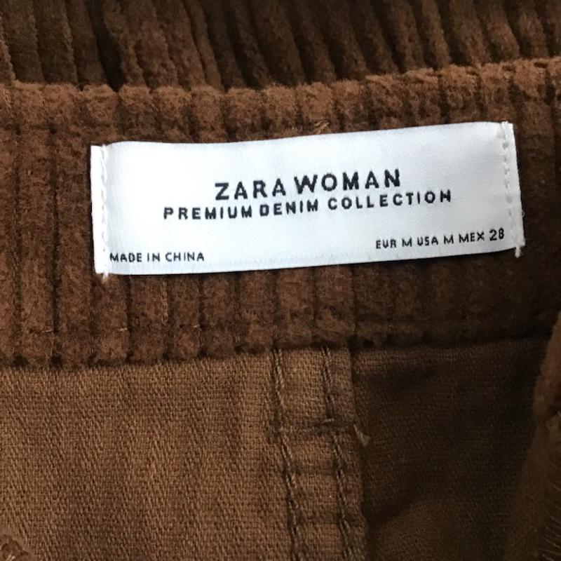 ザラウーマン ZARA WOMAN スカート ロングスカート M 無地 茶 / ブラウン /  レディース USED 古着 中古 10072609