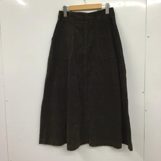 ザラベーシック ZARA BASIC スカート ロングスカート S 無地 カーキ / カーキ /  レディース USED 古着 中古 10072614