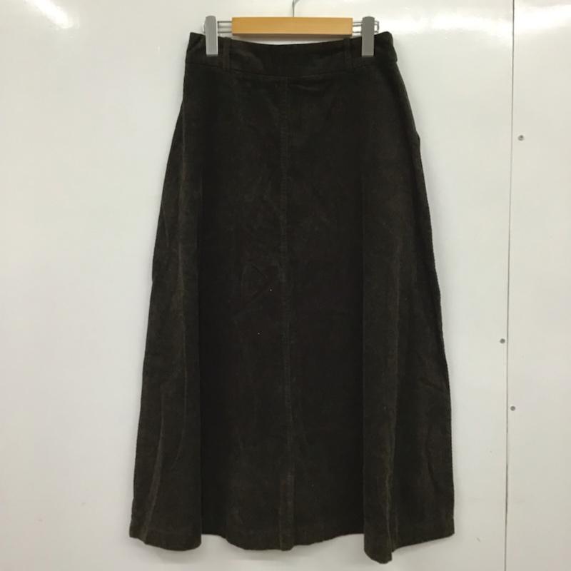 ザラベーシック ZARA BASIC スカート ロングスカート S 無地 カーキ / カーキ /  レディース USED 古着 中古 10072614