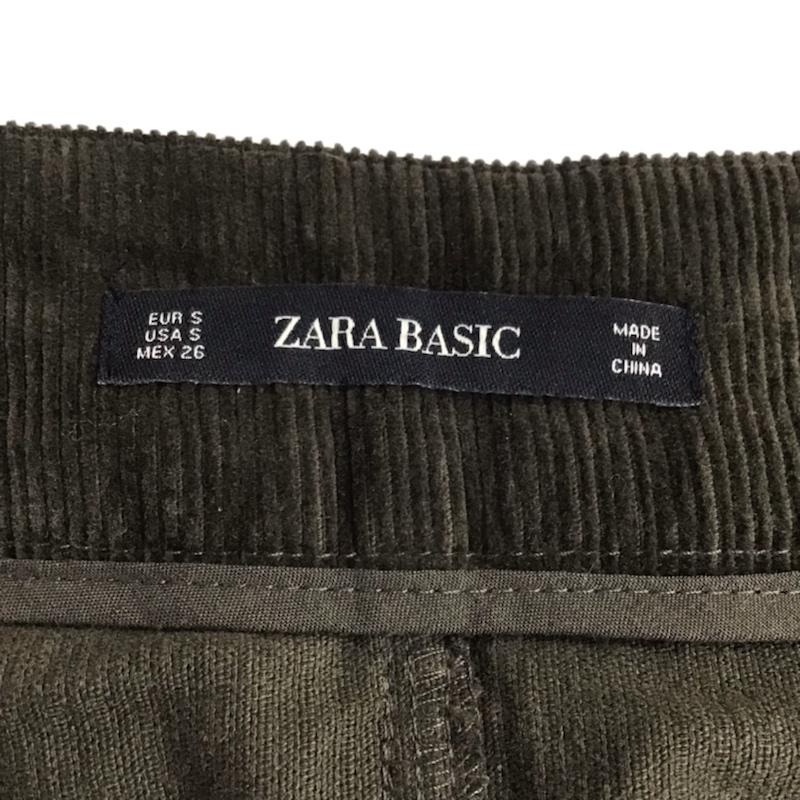ザラベーシック ZARA BASIC スカート ロングスカート S 無地 カーキ / カーキ /  レディース USED 古着 中古 10072614