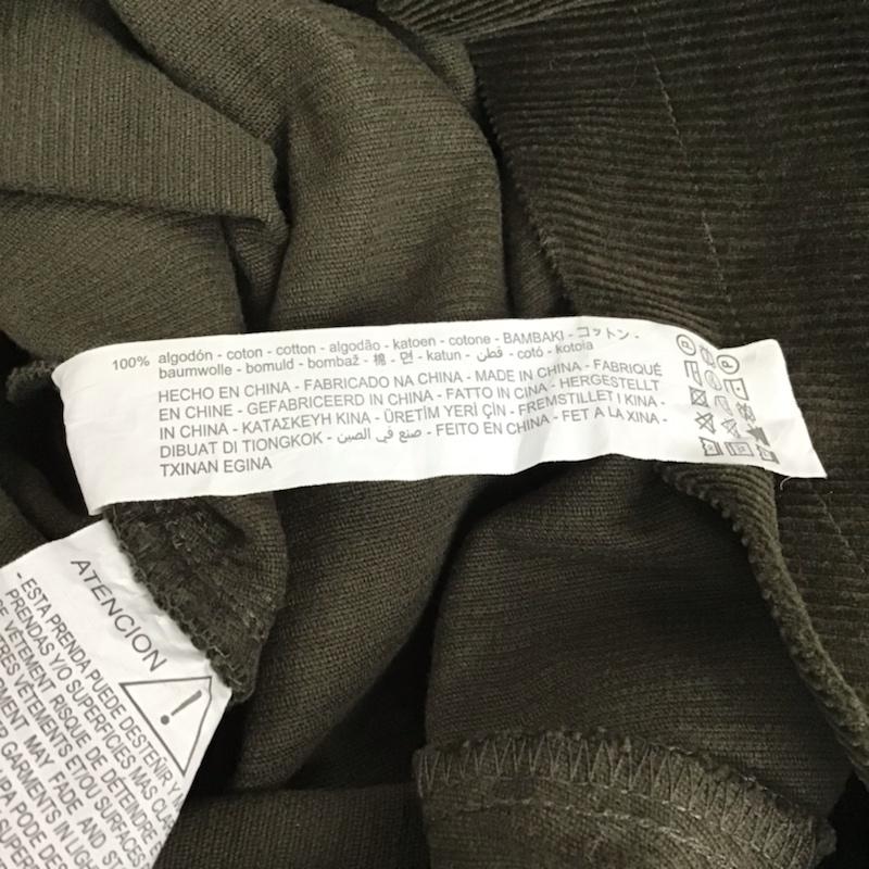 ザラベーシック ZARA BASIC スカート ロングスカート S 無地 カーキ / カーキ /  レディース USED 古着 中古 10072614