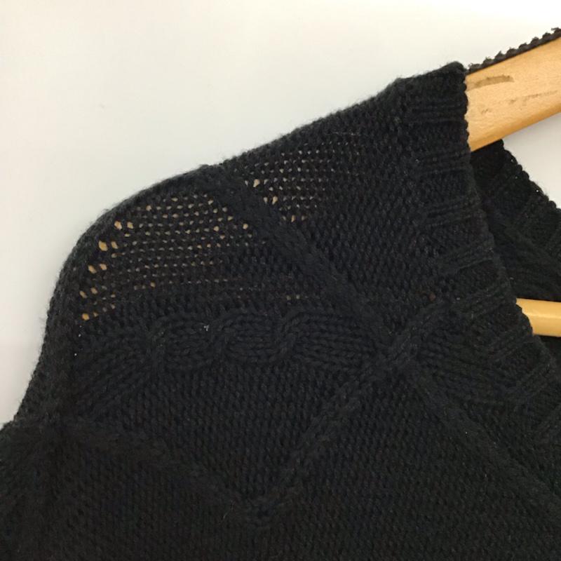 シュープリーム ララ Supreme.La.La ワンピース ひざ丈スカート M 無地 X チェック 黒 / ブラック /  レディース USED 古着 中古 10072620