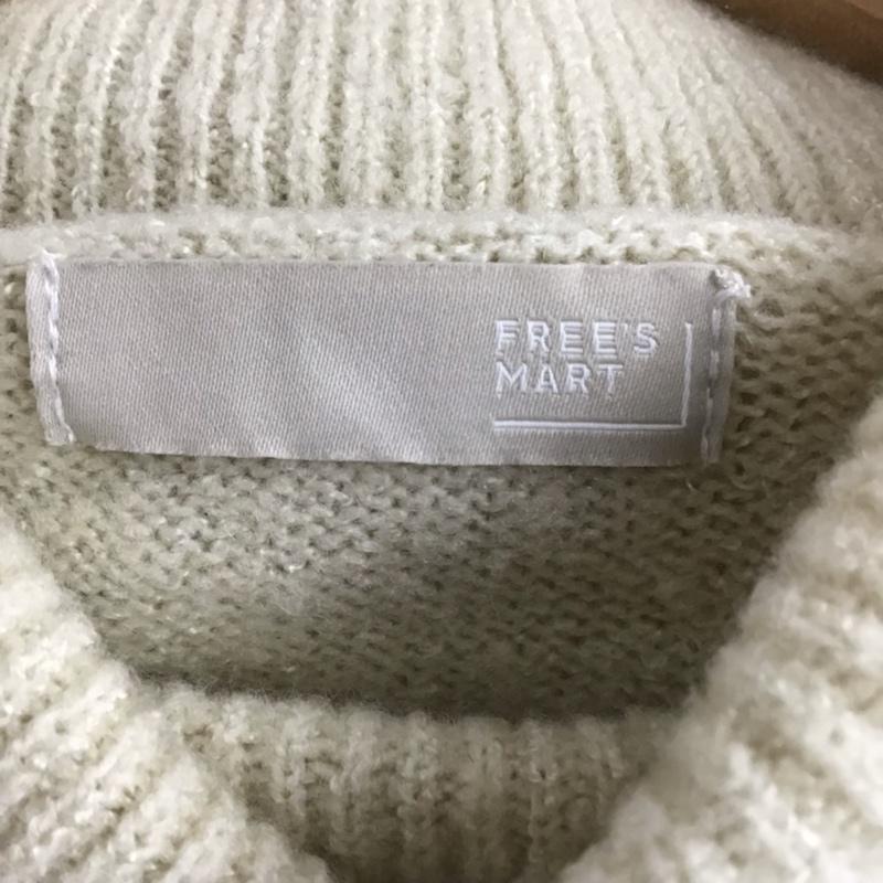フリーズマート FREE'S MART ワンピース ひざ丈スカート ニットワンピース FREE 無地 オフホワイト / オフホワイト /  レディース USED 古着 中古 10072625