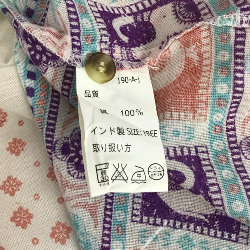 チチカカ TITICACA シャツ、ブラウス 長袖 ロング丈 FREE  アイボリー / アイボリー /  レディース USED 古着 中古 10072627