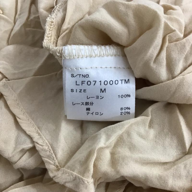 ローリーズファーム LOWRYS FARM ワンピース ひざ丈スカート LF071000TM レース M 無地 ベージュ / ベージュ /  レディース USED 古着 中古 10072646