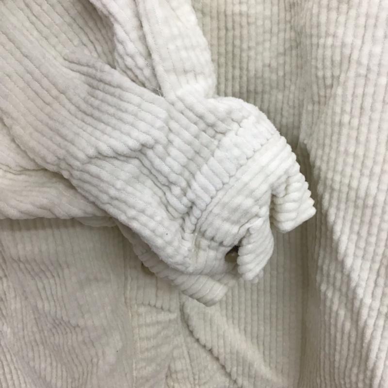 ザラ ZARA ジャケット、上着 ジャケット、ブレザー コーデュロイジャケット M 無地 白 / ホワイト /  レディース USED 古着 中古 10072651