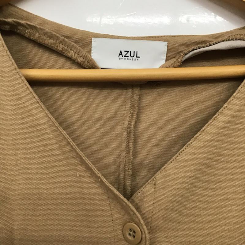 アズールバイマウジー AZUL BY MOUSSY ワンピース ロングスカート M 無地 ベージュ / ベージュ /  レディース USED 古着 中古 10072652