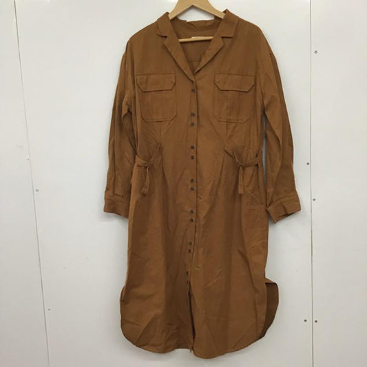 フリーズマート FREE'S MART ワンピース ロングスカート FREE 無地 茶 / ブラウン /  レディース USED 古着 中古 10072655