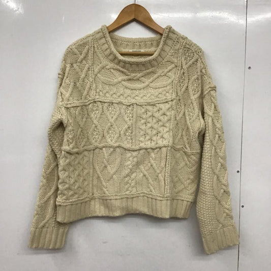 フリークスストア FREAK'S STORE ニット、セーター 長袖 FREE 無地 ベージュ / ベージュ /  レディース USED 古着 中古 10072658