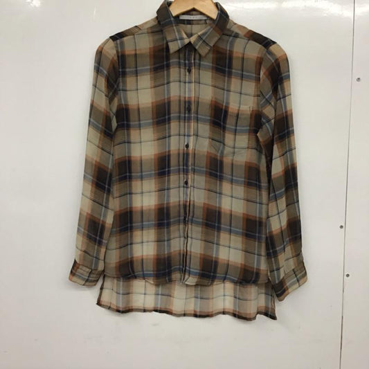 ケービーエフ KBF シャツ、ブラウス 長袖 FREE チェック マルチカラー / マルチカラー /  レディース USED 古着 中古 10072666